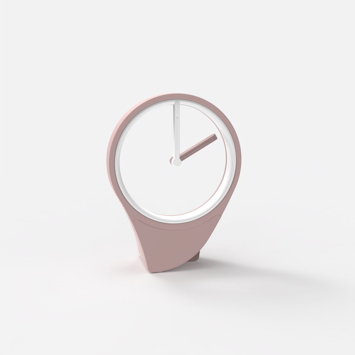 Floating Clock: Minimalist and Sophisticated Desktop Timepiece Without a Dial