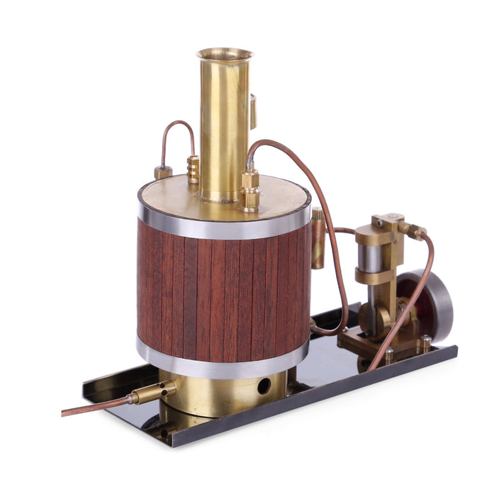 Mini Steam Engine Model Kit Toy with Steam Engine Boiler and Base