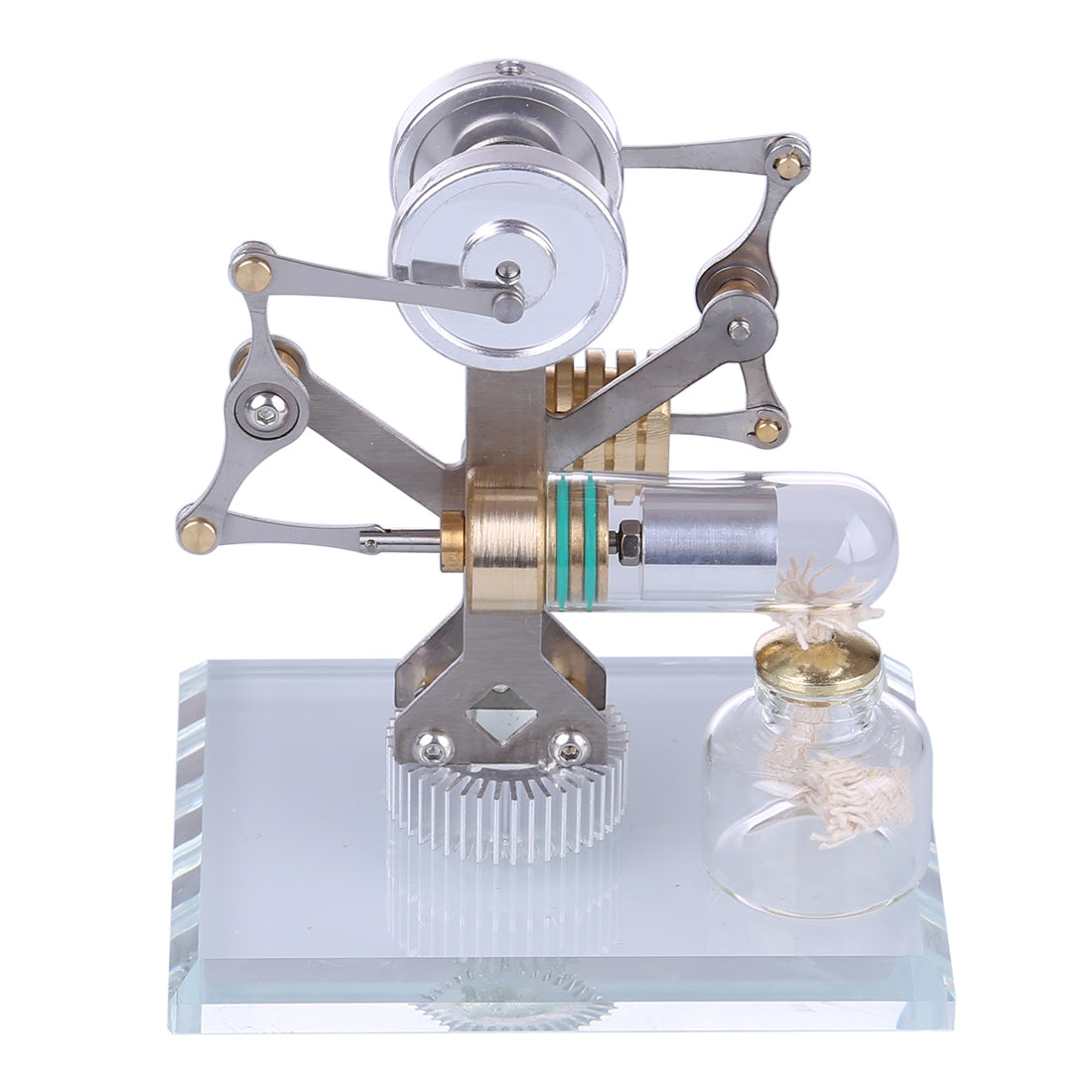 Miniature Balance Stirling Engine Model Science Education Toy