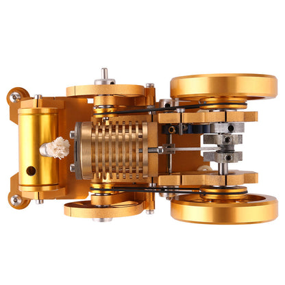 Vacuum Stirling Engine Model Flame Eater Licker with Brass Cylinder Piston