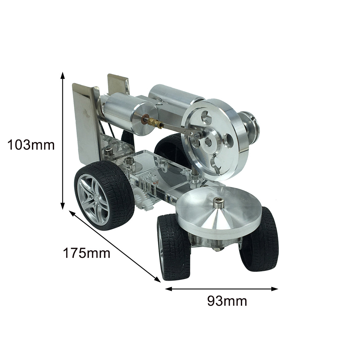 Stirling Engine Tractor Model Vacuum Engine Motor Science Education Toy Creative Gift