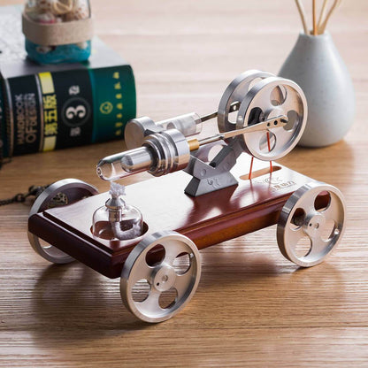 Stirling Engine Car Model DIY  Vehicle Kit Toy