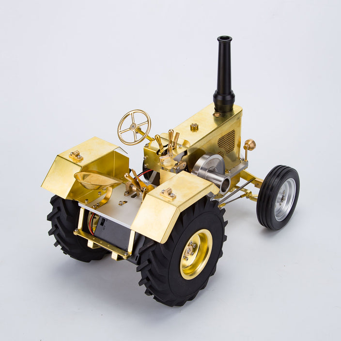 T16 Antique Roller Tractor Model with Mini Horizontal Air-cooled Single-cylinder Gasoline IC Engine