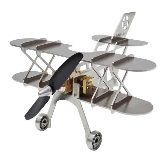 Metal Stirling Airplane Model Set Science Education Toy Boutique Decoration