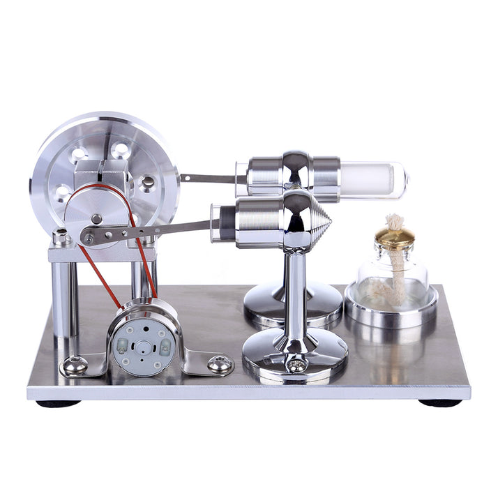 Hot Air Stirling Engine Colorful LED Educational Toy