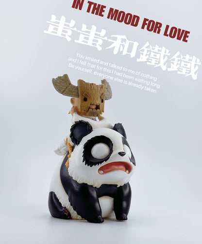 2024 Chiyou Baby and Iron-eating Beast Figurine Model Giant Panda Trendy Blind Box