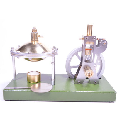 Retro Metal Steam Engine with Boiler - Collection Toys