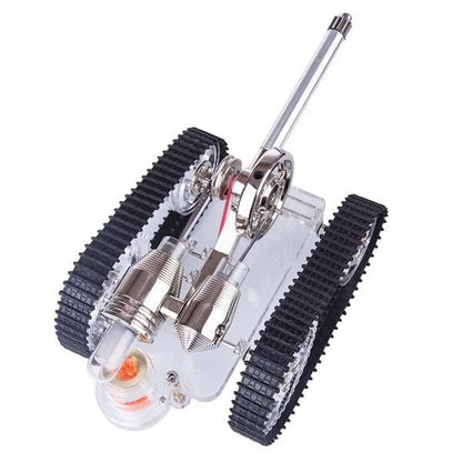 Tank Stirling Engine External Combustion Engine Toy Gift