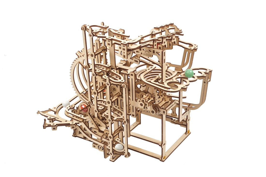 Ugears - Marble Run Stepped Hoist model kit