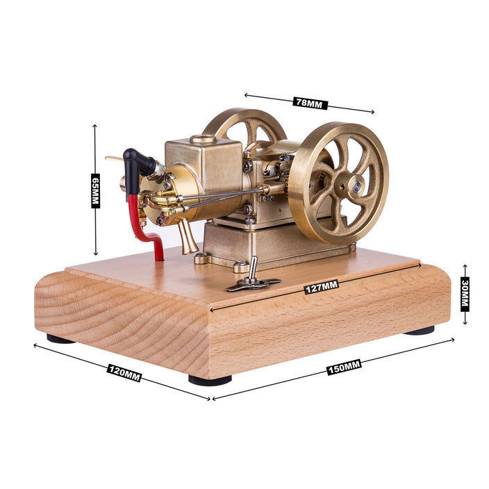 M17B Mini 4 Stroke Micro Water-cooled Gasoline Engine Internal Combustion Engine Model