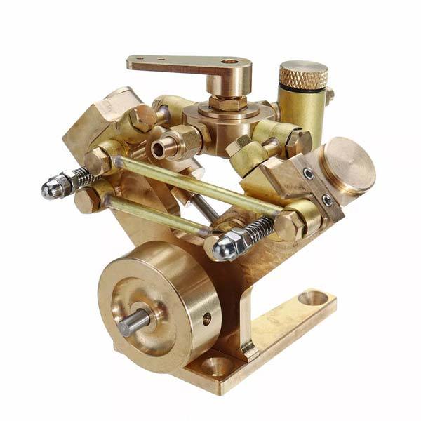 Mini Steam Engine Kit 2 Cylinder Marine Steam Engine Gift Collection