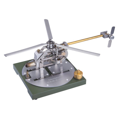 Stirling Helicopter Model Kit Gamma Hot Air Stirling Engine Model DIY Assembly Model Educational Toy