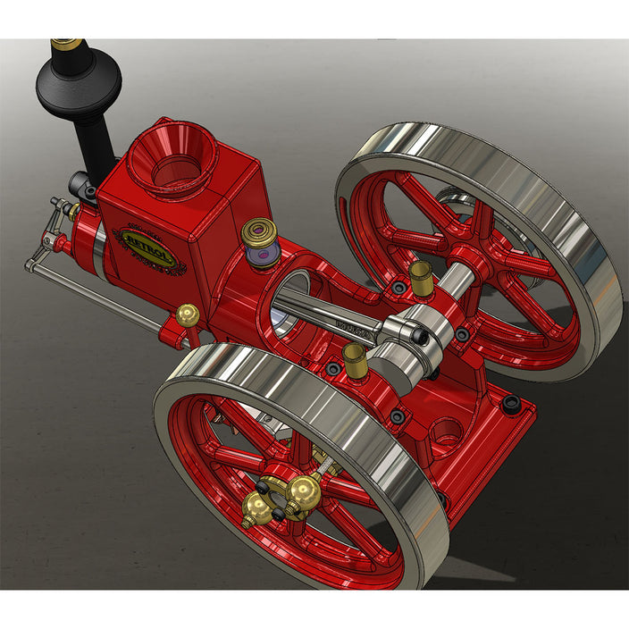 Antique 4-stroke Horizontal  Engine IC Engine Model