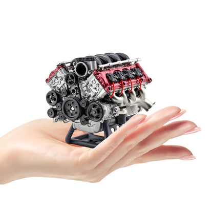 Functional V8 Engine Model Kit - Build and Operate Your Own V8 Engine