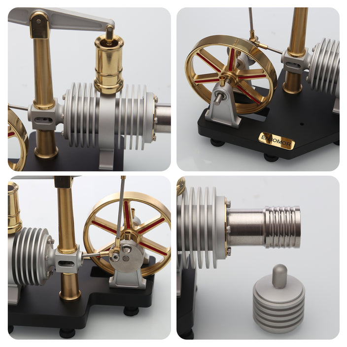 Full Metal Stirling Engine Model Science Educational Engine Toy