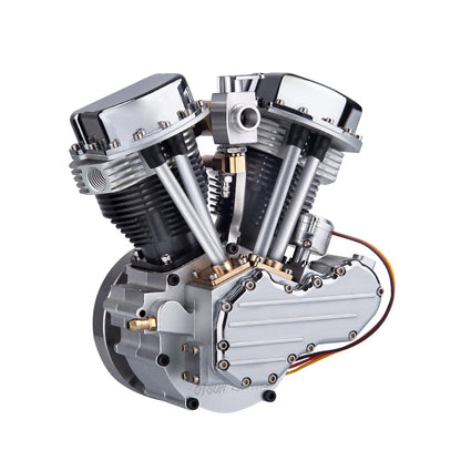 FG-VT9 9cc V2 Engine and Original Parts V-twin 4-Stroke Air-cooled Motorcycle Engine