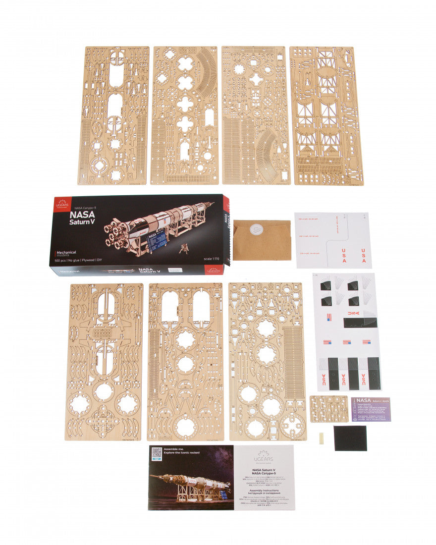 Ugears - NASA Saturn V model kit