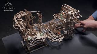 Ugears - Marble Run Stepped Hoist model kit