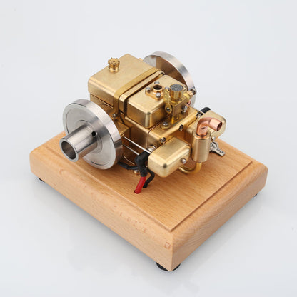 M12C 3.2cc Mini Horizontal Water-cooled Double-cylinder 4 Stroke Gasoline Engine Upgrade Internal Combustion Engine Model