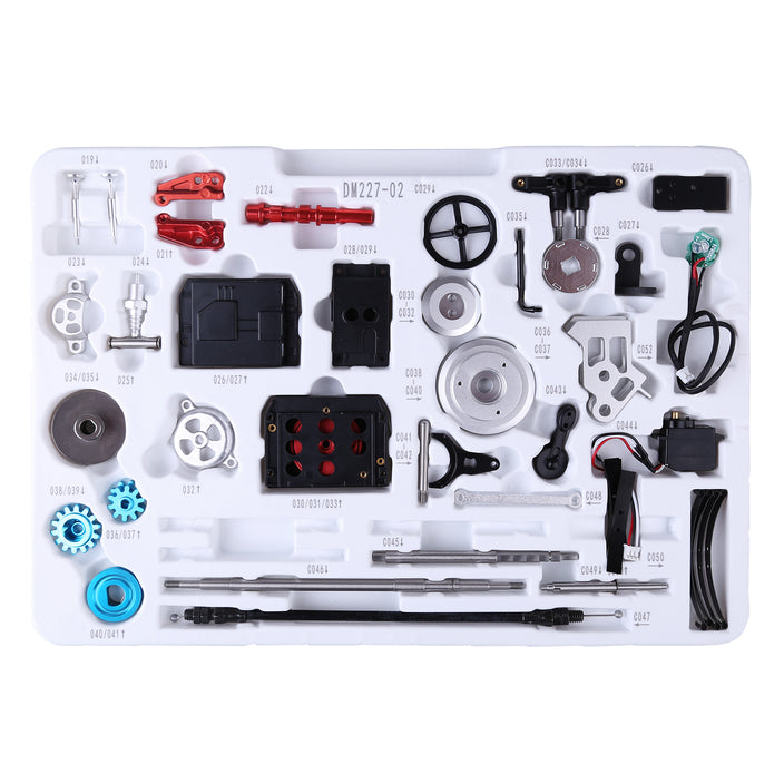 Classic Car Engine Assembly Kit - Metal Mechanical Model Collection