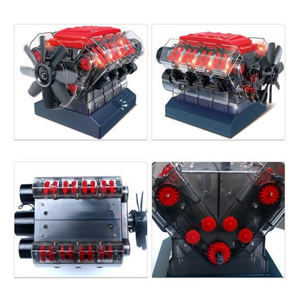 V8 Engine Model Kit - Build Your Own V8 Engine - Science Experiment Toy