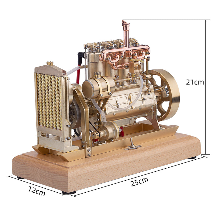 H75 12cc Vertical 4-cylinder OHV Gas Engine Internal Combustion Engine Tractor Engine Model with Mechanical Speed Limit