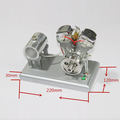 FG-VT9 Engine and Original Parts V-twin 4-Stroke Air-cooled RC Gasoline Engine