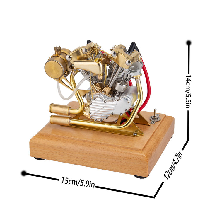 R29 Mini V2 Engine  Double-cylinder Four-stroke Gasoline Engine Internal Combustion Engine Model