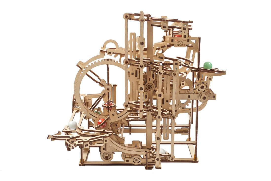 Ugears - Marble Run Stepped Hoist model kit