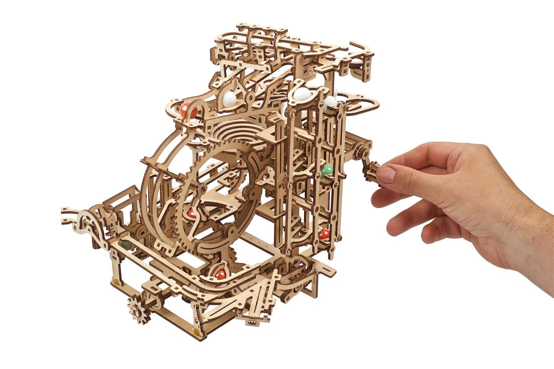 Ugears - Marble Run Stepped Hoist model kit