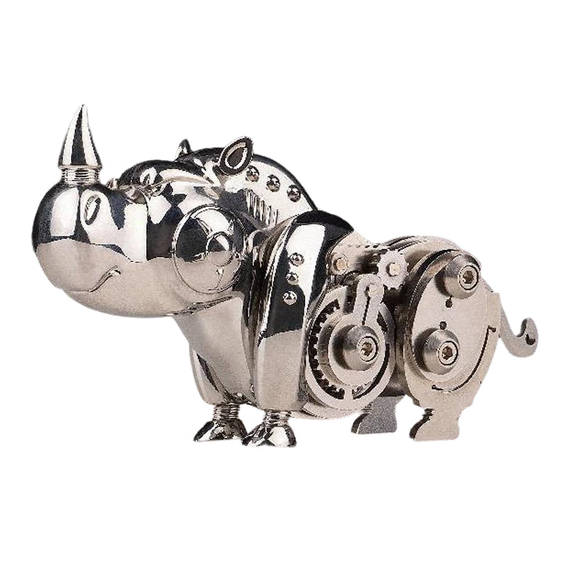 Sharp Brother Mechanical Rhino Figurine - Rhino Mecha Model