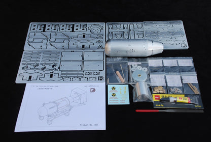 1/12 Full Metal WWII American Little Boy Nuclear Bomb Assembly Model - Mech Artisans