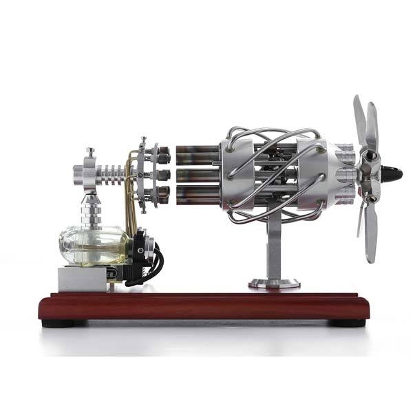 16 Cylinder Double Tank Gas Powered Motor Stirling Engine Model - Mech Artisans