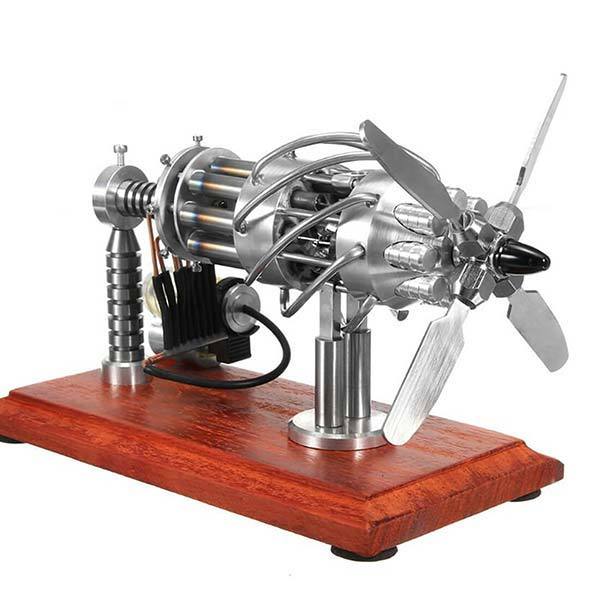 16 - Cylinder Stirling Engine Model - Mech Artisans