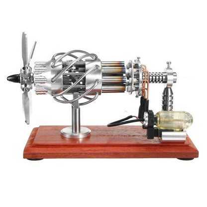 16 - Cylinder Stirling Engine Model - Mech Artisans