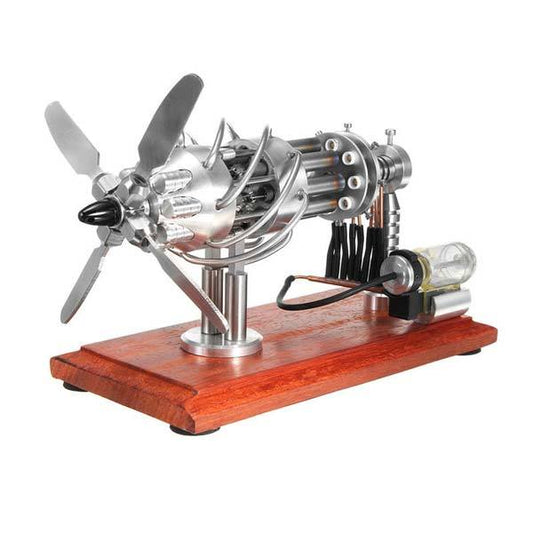16-Cylinder Stirling Engine Model