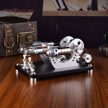 Hot Air Stirling Engine - 2 Cylinder