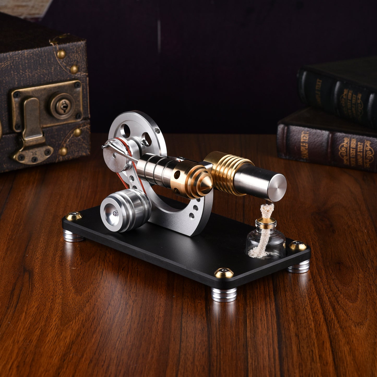 T4 Titanium Alloy Power Piston Single Cylinder Stirling Engine Model