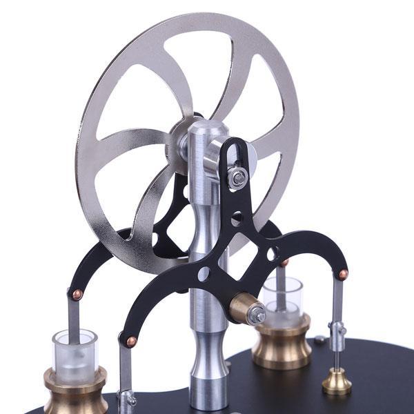 2 Cylinder Low Temperature Difference Stirling Engine Toy Gift - Mech Artisans