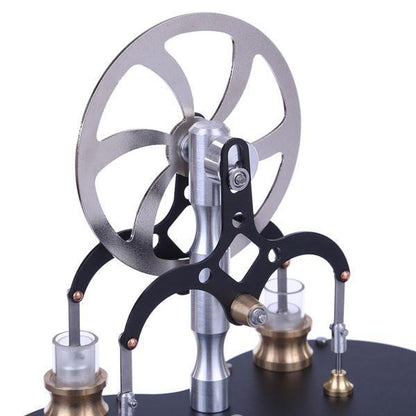 2 Cylinder Low Temperature Difference Stirling Engine Toy Gift - Mech Artisans