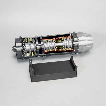 The WS-15 "Emei" Engine Model — Detailed Replica of the Core Power System of the J-20 Fighter Jet, 3D Printed with Illuminated Tail, Collectible Edition