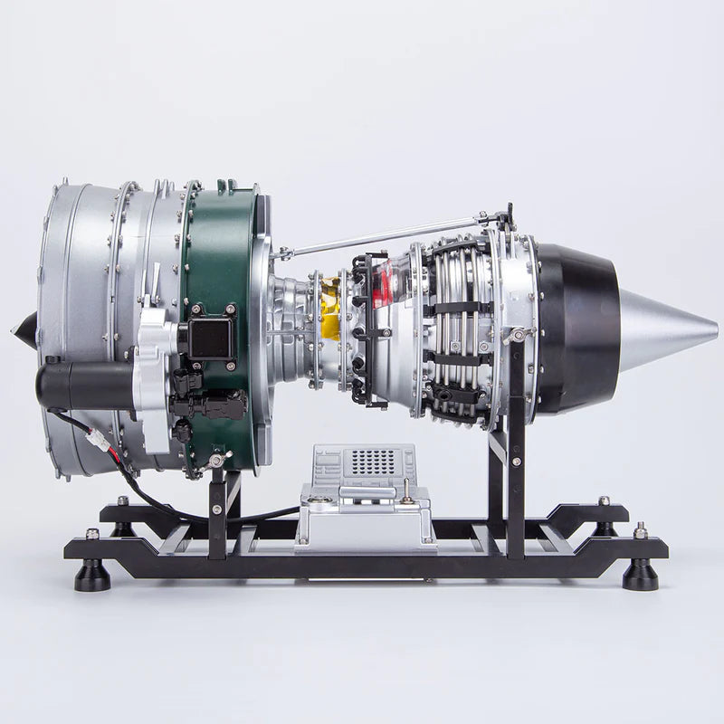 TECHING Full Metal Dual-Spool Turbofan Engine Model Kit - 1/10 Scale