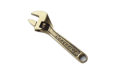 YNR.1945 Exquisite Pure Brass Adjustable Wrench EDC Keychain Vintage Pendant