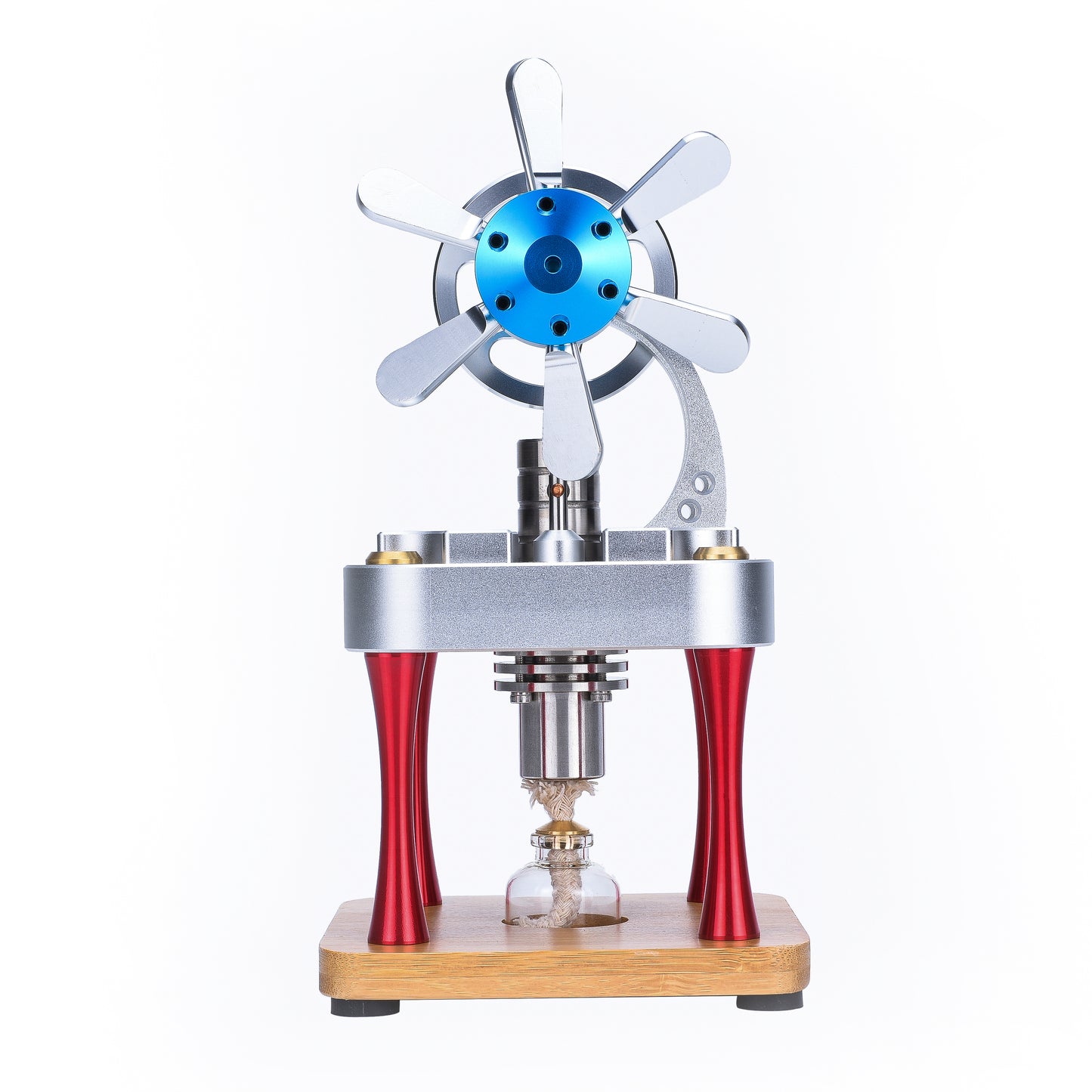 Air-Cooled Metal Stirling Engine Model - M16-CF | Durable Alloy, Educational Tool, Hands-On Learning, Mechanical Precision.Air-Cooled Metal Stirling Engine Model - M16-CF | Durable Alloy, Educational Tool, Hands-On Learning, Mechanical Precision