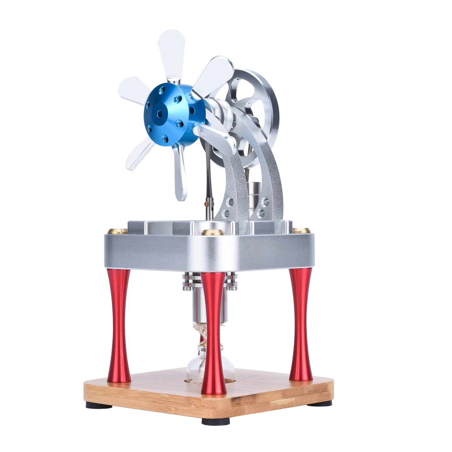 Air-Cooled Metal Stirling Engine Model - M16-CF | Durable Alloy, Educational Tool, Hands-On Learning, Mechanical Precision.Air-Cooled Metal Stirling Engine Model - M16-CF | Durable Alloy, Educational Tool, Hands-On Learning, Mechanical Precision