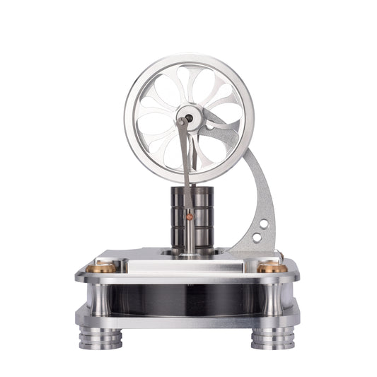 Low Temperature Stirling Engine Stainless Steel Model Toy - A Fusion of Science and Fun