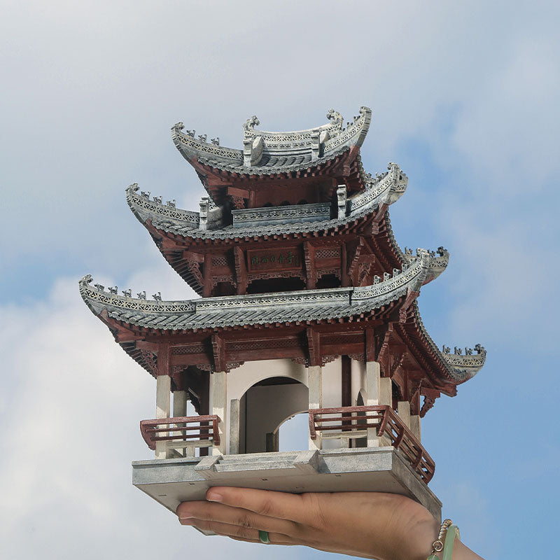 Feng Yu Tong Zhou Pavilion Model - 600+ Pieces Iconic Architecture of Beijing Taoran Pavilion Park