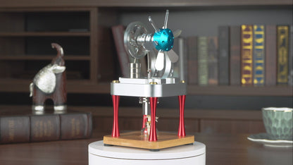 Air-Cooled Metal Stirling Engine Model - M16-CF | Durable Alloy, Educational Tool, Hands-On Learning, Mechanical Precision.Air-Cooled Metal Stirling Engine Model - M16-CF | Durable Alloy, Educational Tool, Hands-On Learning, Mechanical Precision