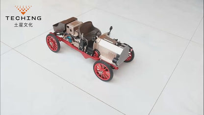 Teching Mini Electric Single-Cylinder Classic Car Model Kit