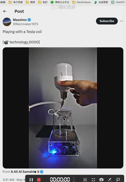 【Elon Musk Like!】Singing Tesla Coil Music Kit